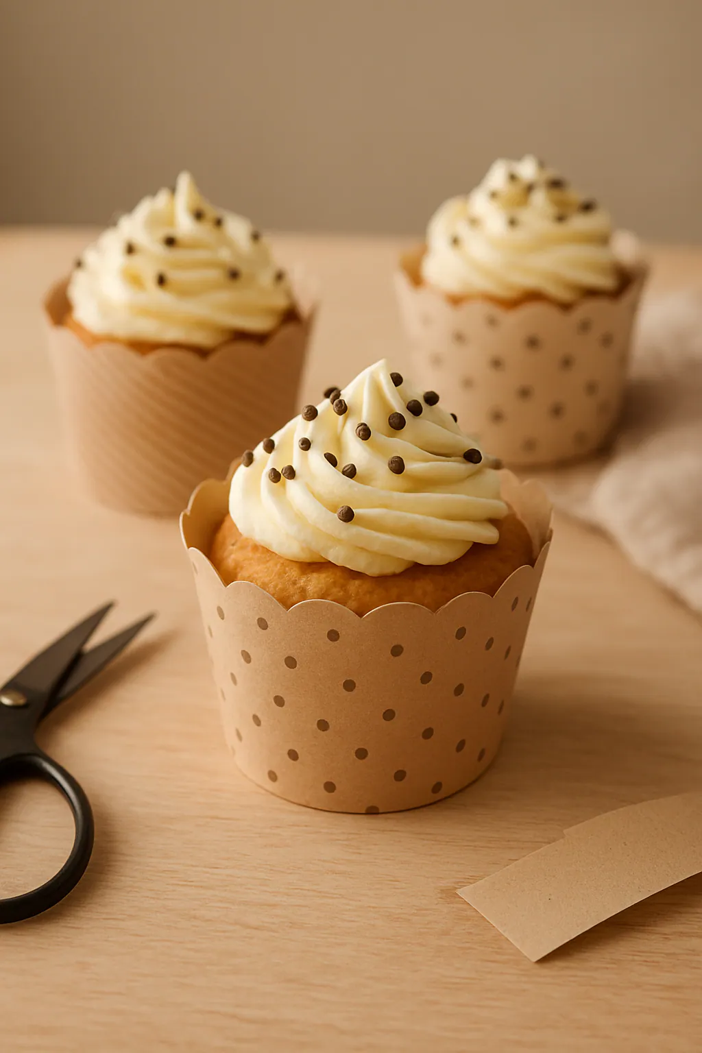 Eindresultaat: Cupcake-wrappers maken
