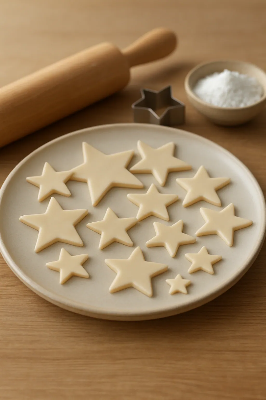 Fondantsterren maken