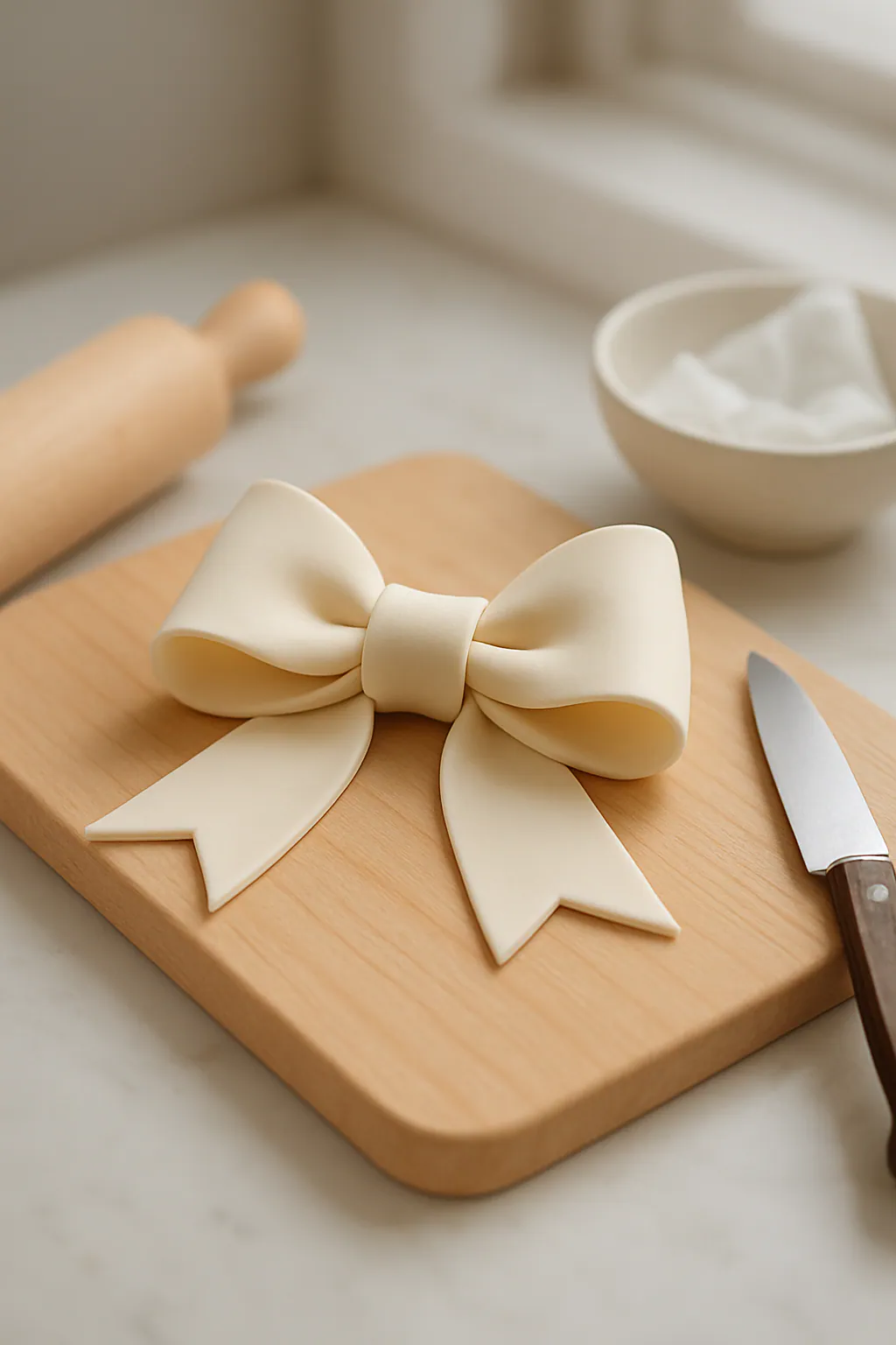 Fondantstrik maken