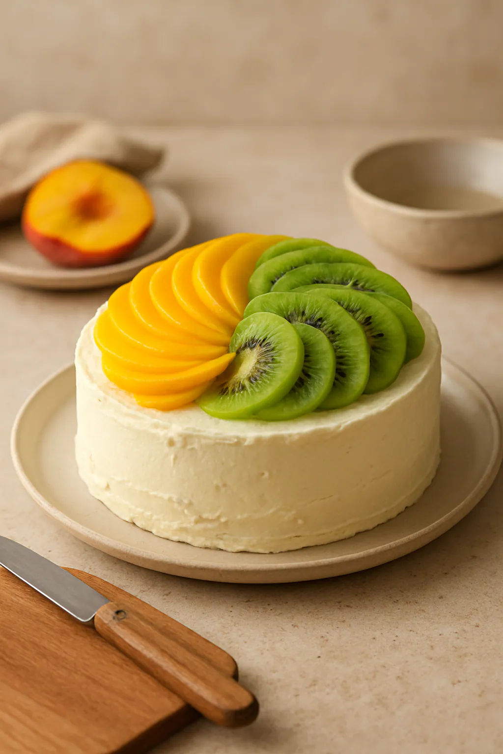 Fruitwaaier voor op een taart maken