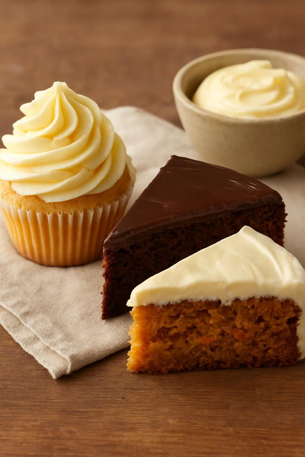 Botercrème, ganache of roomkaasfrosting?