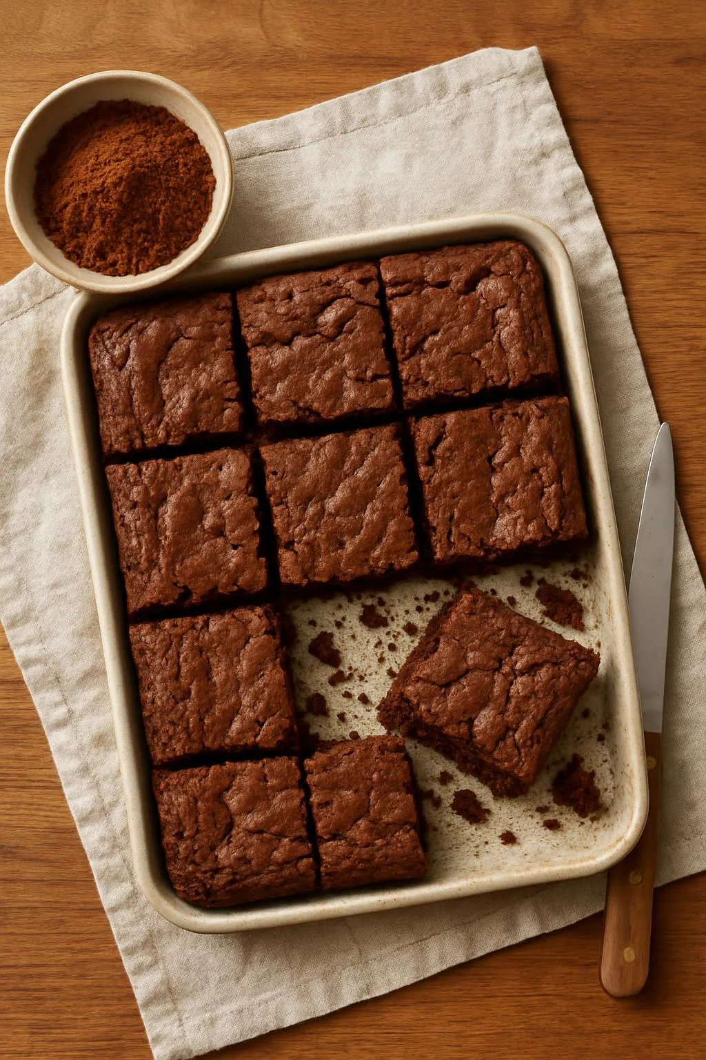 Mijn brownies zijn droog