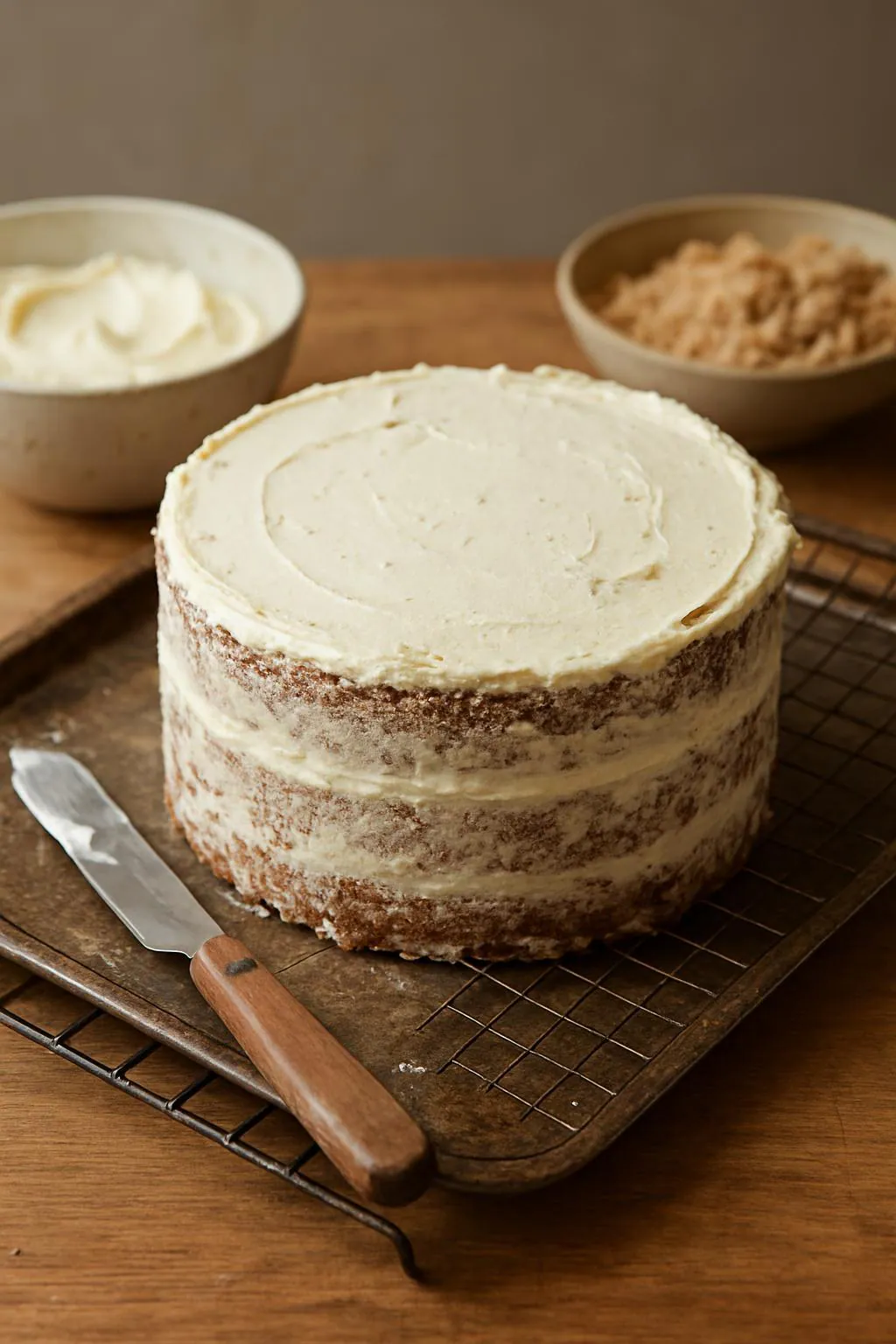 Een crumb coat aanbrengen