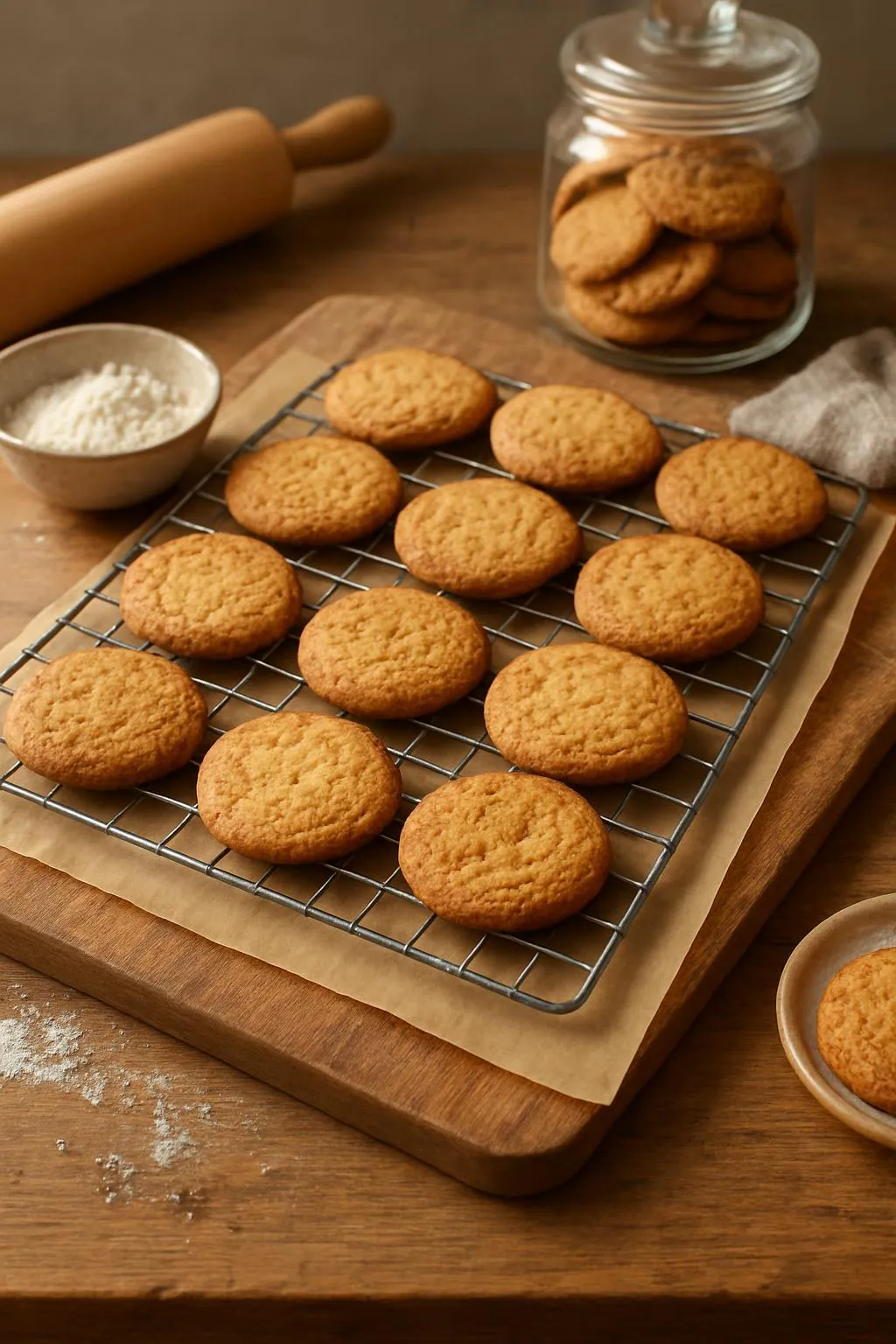 Koekjes knapperig houden