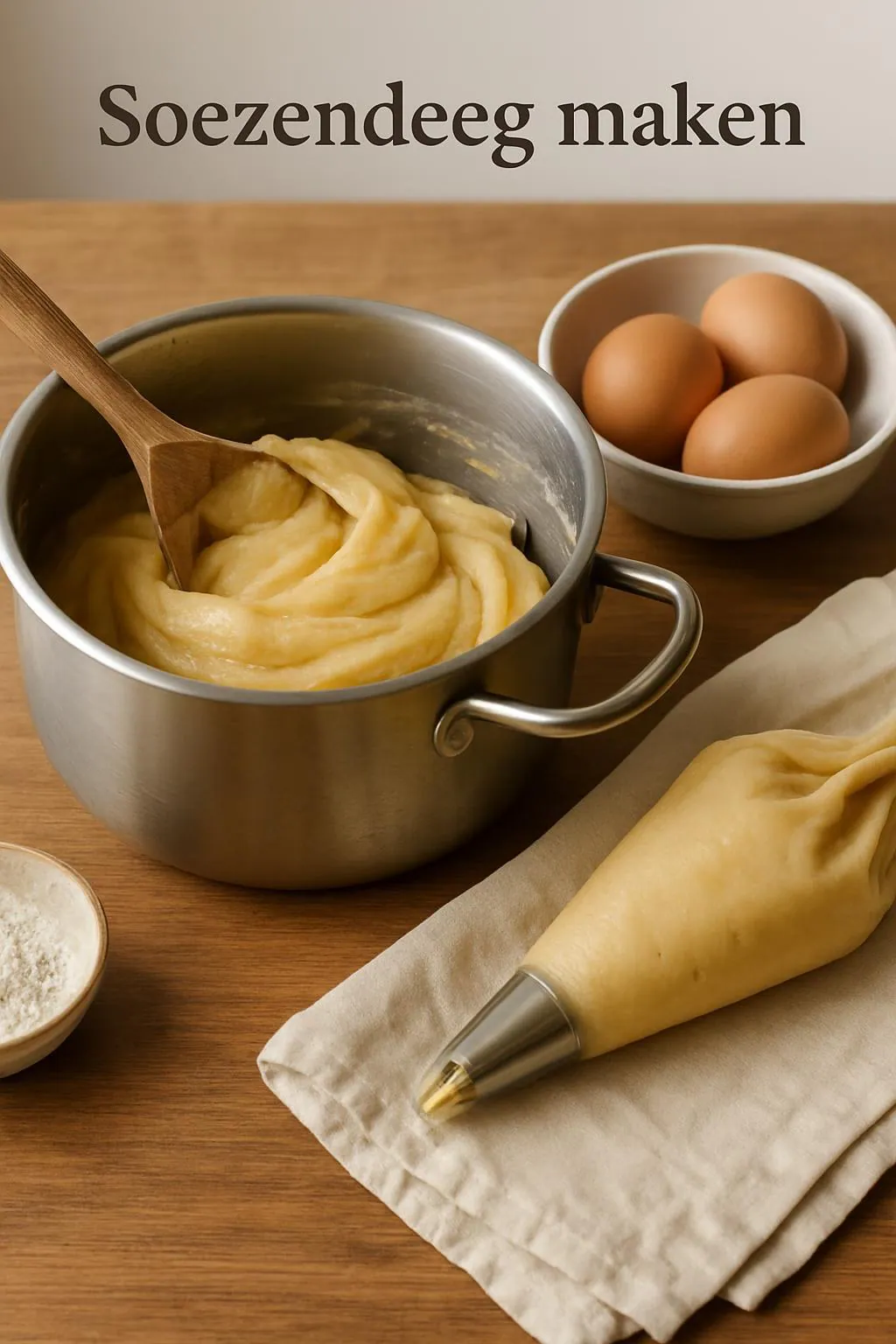 Soezendeeg maken