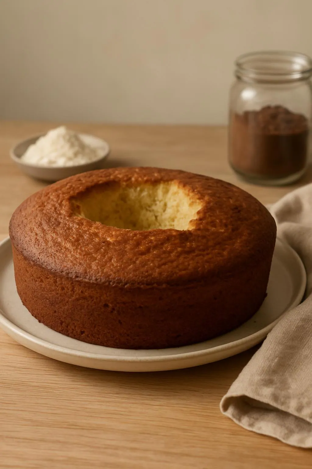 Waarom zakt mijn cake in?