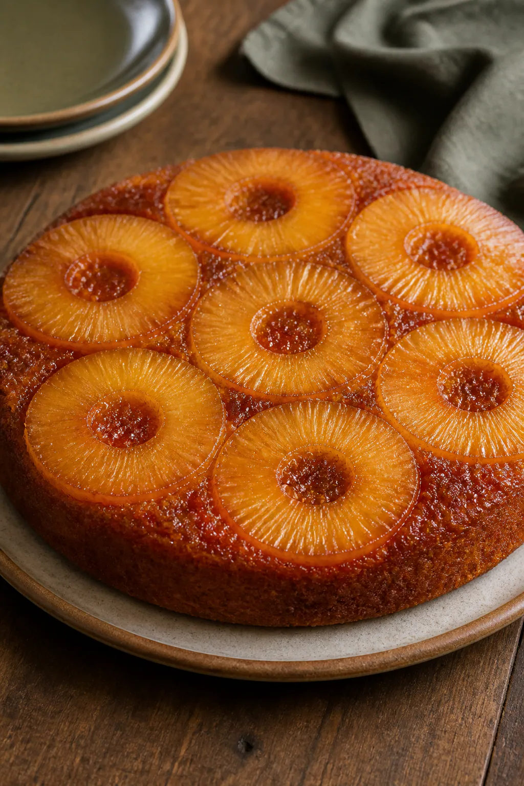 Ananas-onderstebovencake
