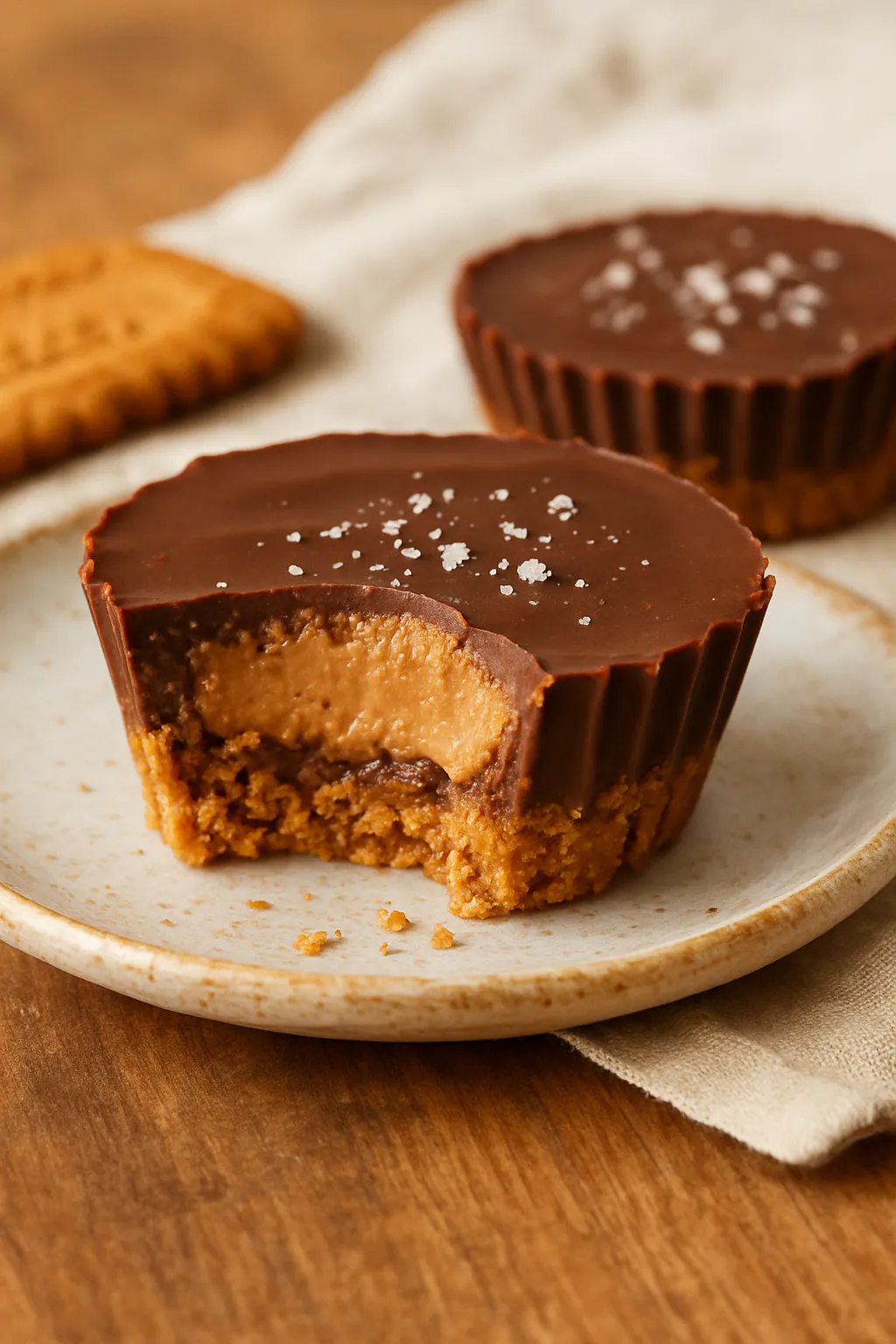 Biscoff chocolade cups