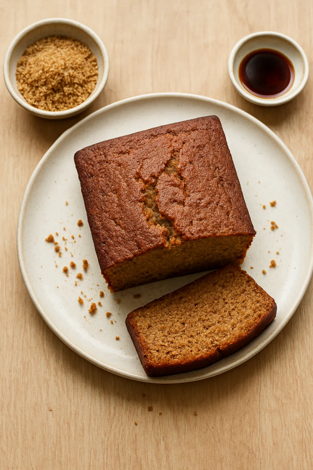 Bruine-suiker pound cake