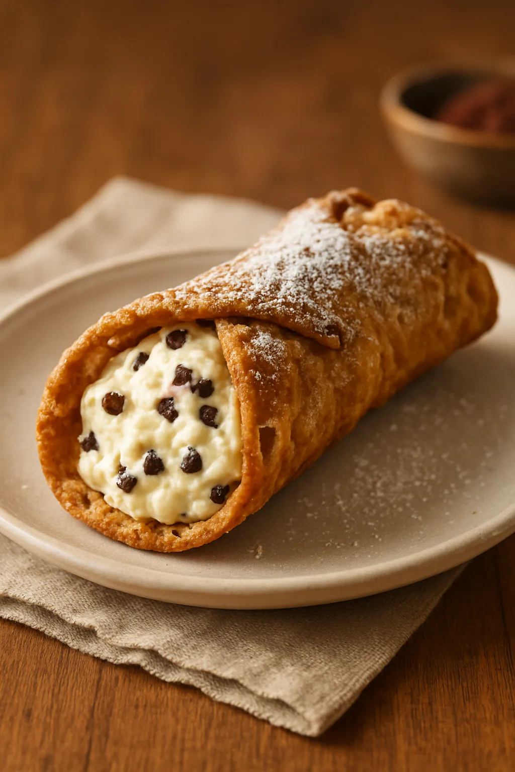 Cannoli met vanille-ricottavulling