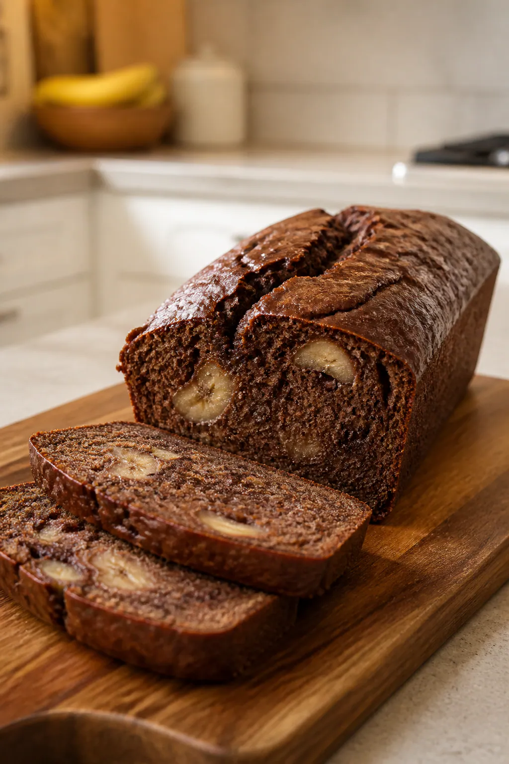 Chocolade-bananencake