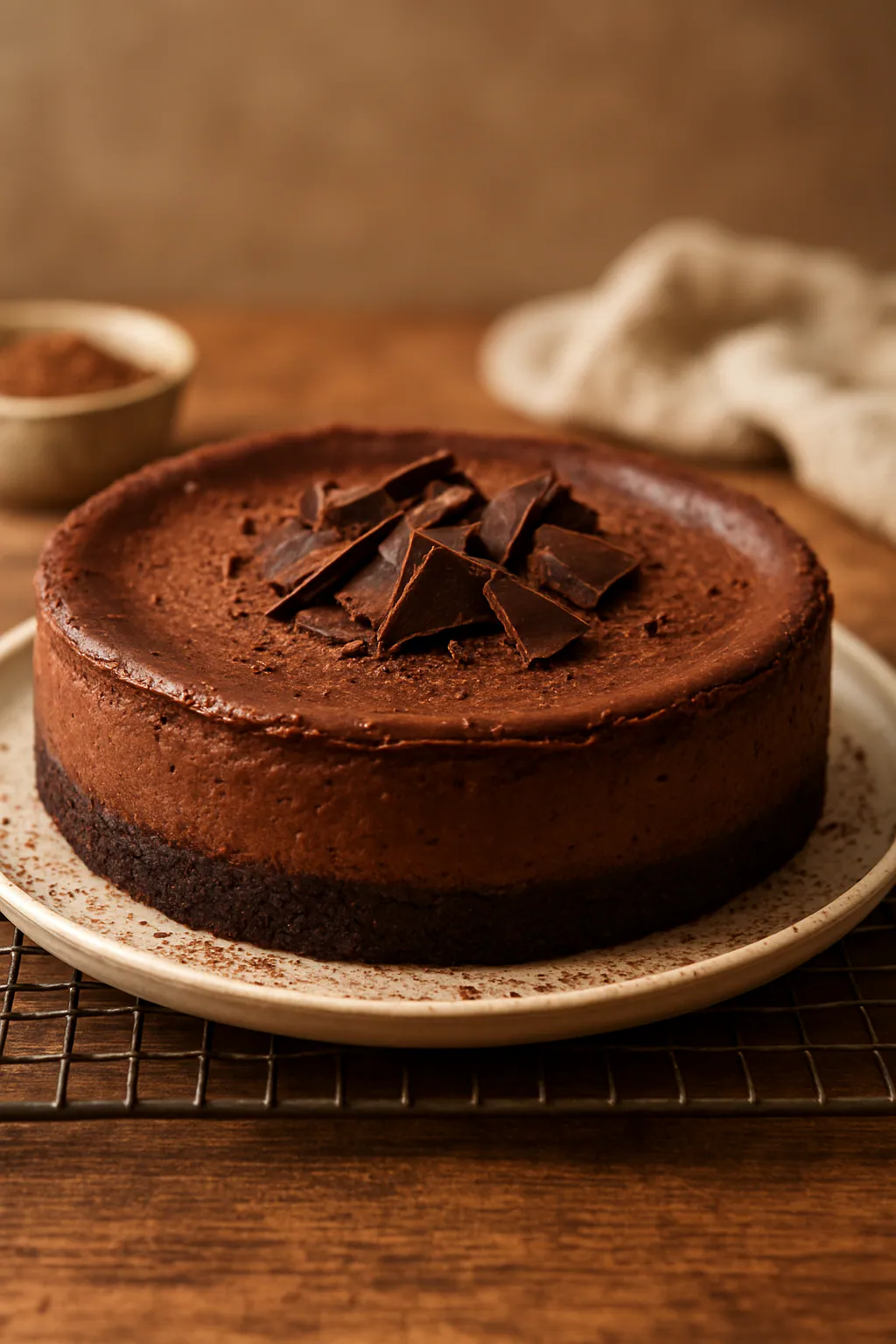Chocolade-cheesecake
