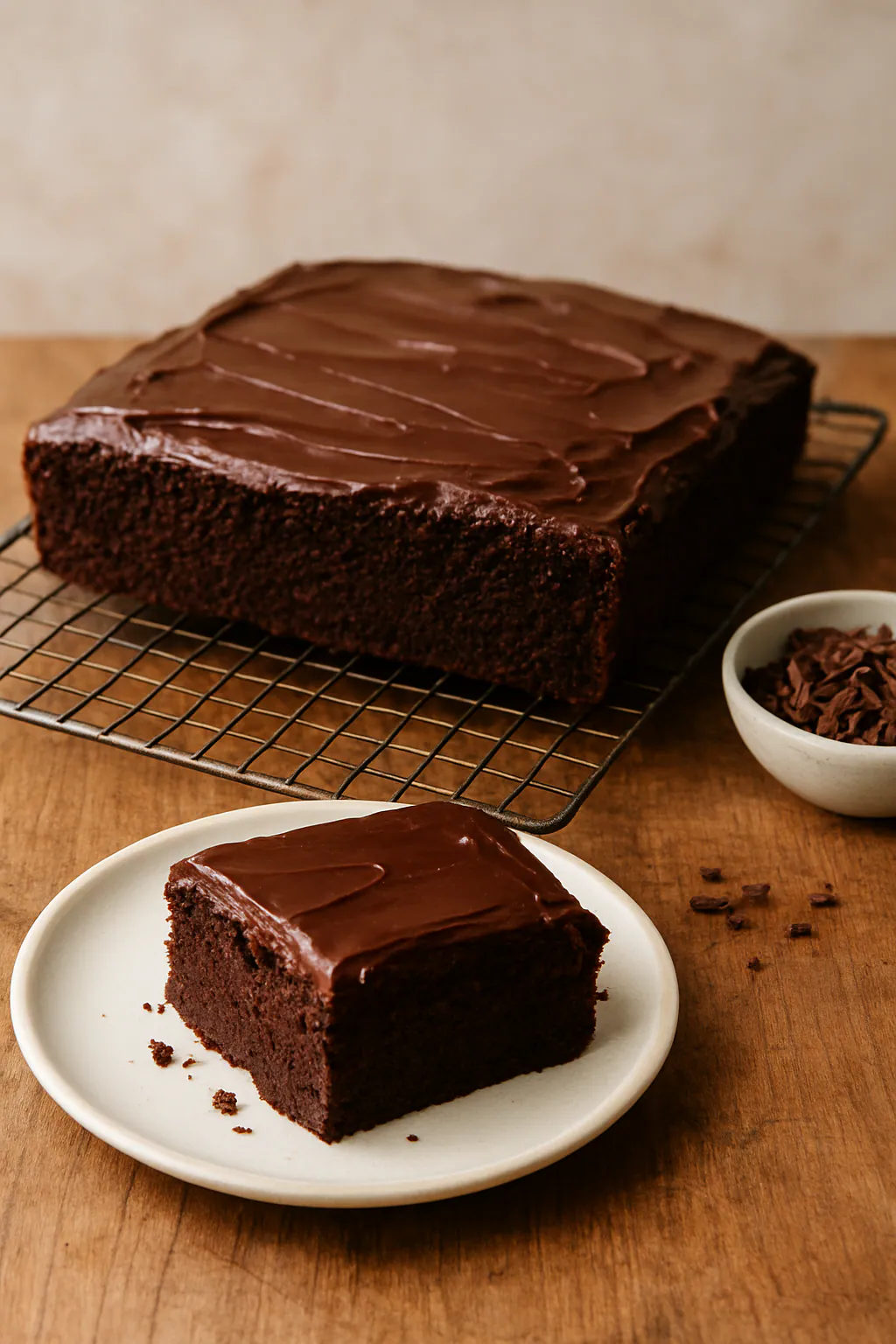 Chocolade fudge cake
