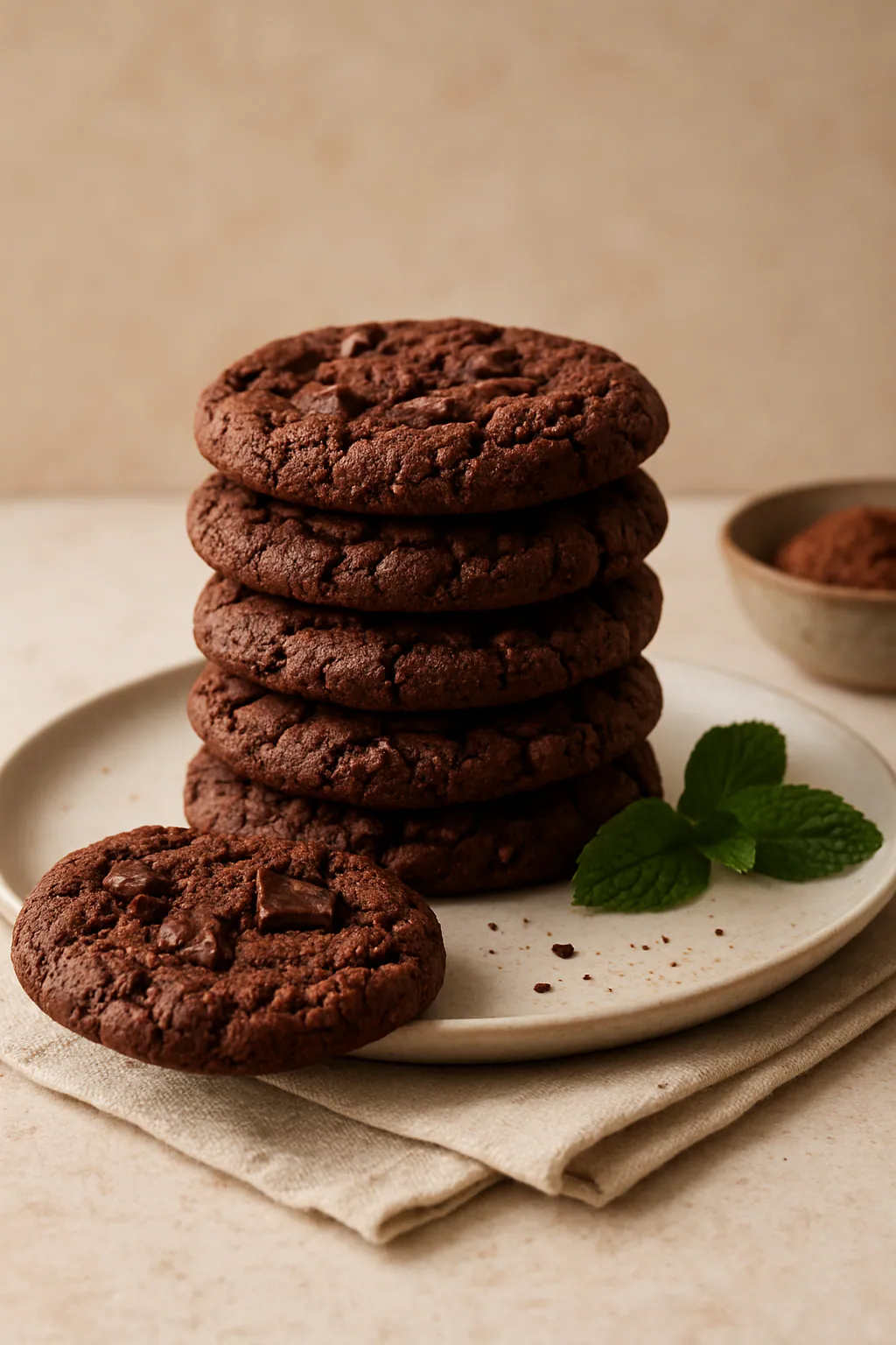 Chocolade-muntkoekjes