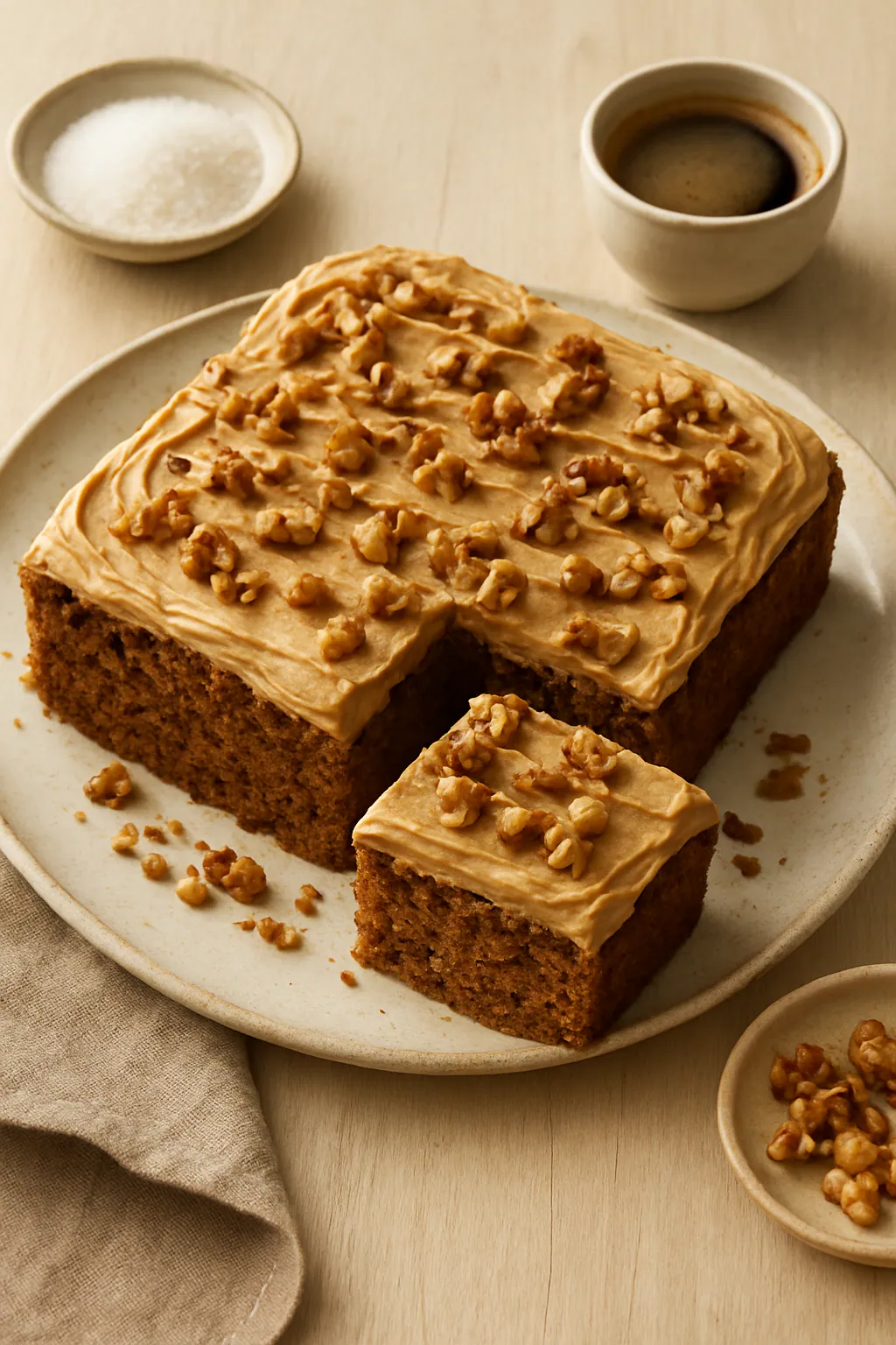Koffie-walnootcake