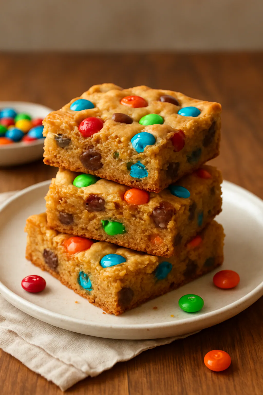 M&M blondies