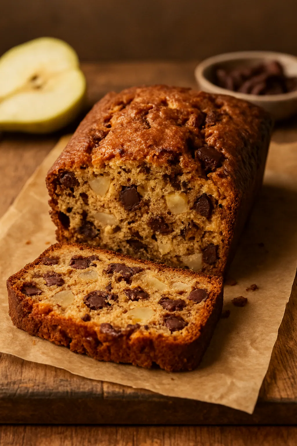 Peer-chocoladecake