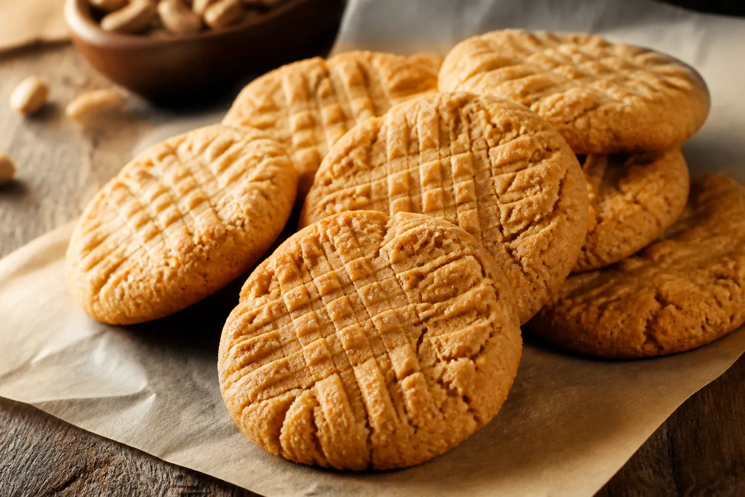 Pindakaaskoekjes