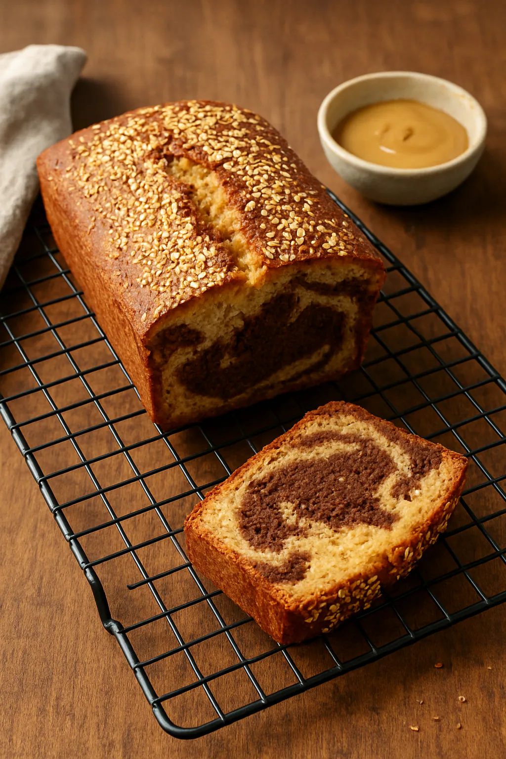 Tahin-marmercake