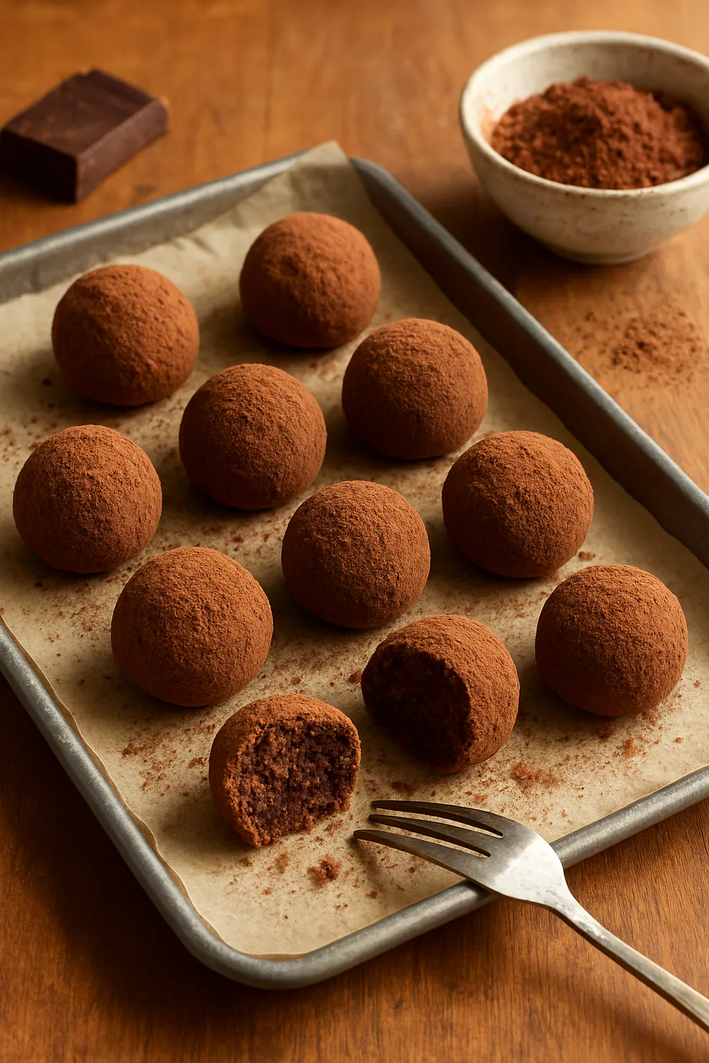 Tiramisu truffels