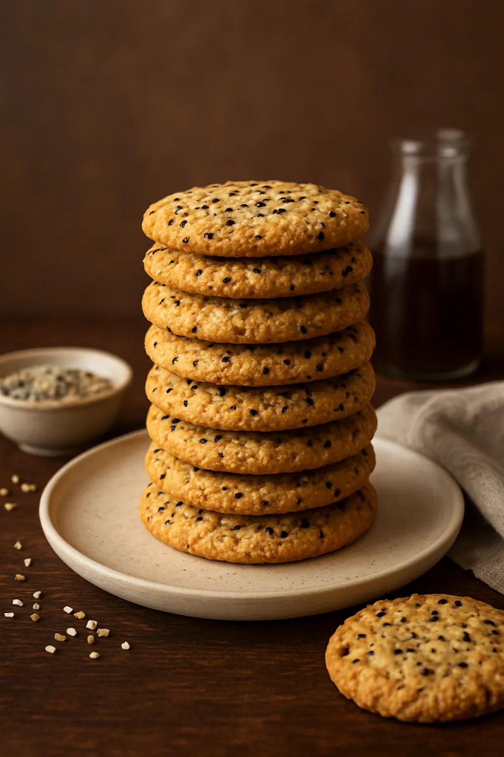 Vanille-sesamkoekjes
